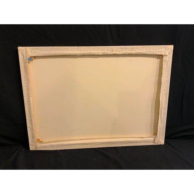 Abstract Late 20th Century “Biological Game” Holly Keller Abstract Acrylic Painting For Sale - Image 3 of 6