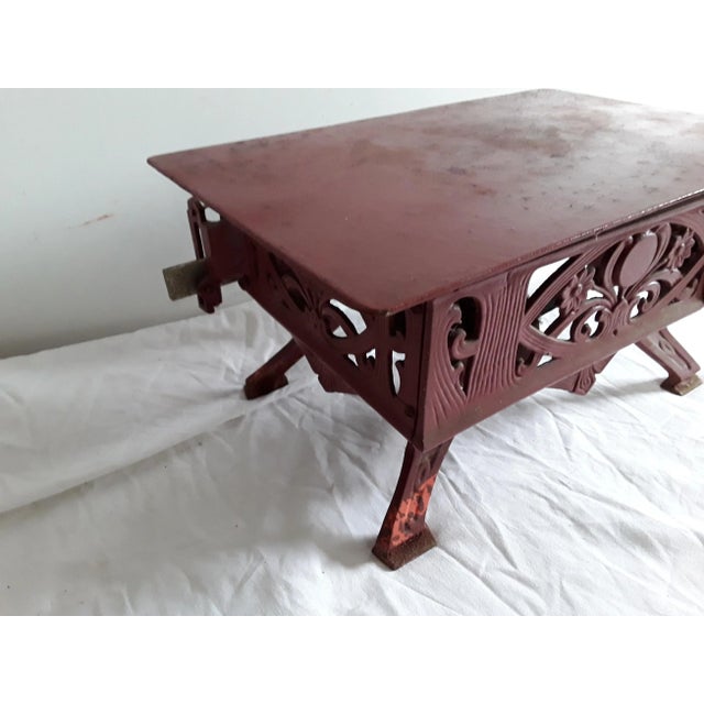 Antique Jugendstil German Cast Iron Market Scale, 1900s For Sale - Image 3 of 5