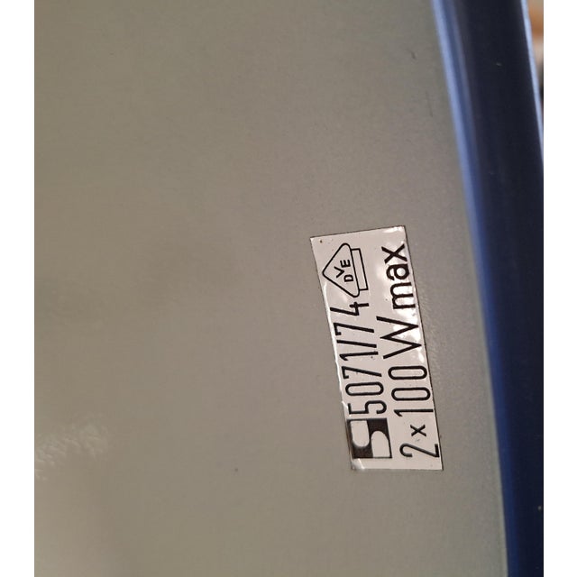 Blue Vintage German Pendant Lamp from Staff For Sale - Image 8 of 9