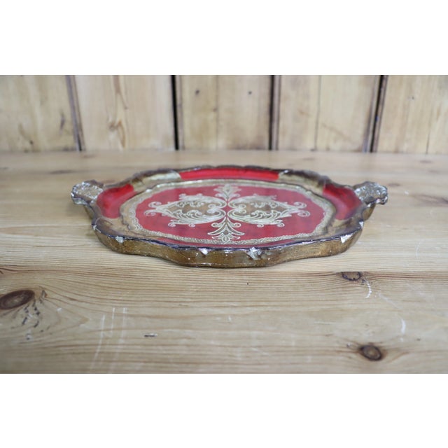 Italian Florentine Tray For Sale - Image 4 of 7