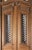 Traditional Antique Arched Large Carved Double Entry Doors For Sale - Image 3 of 5
