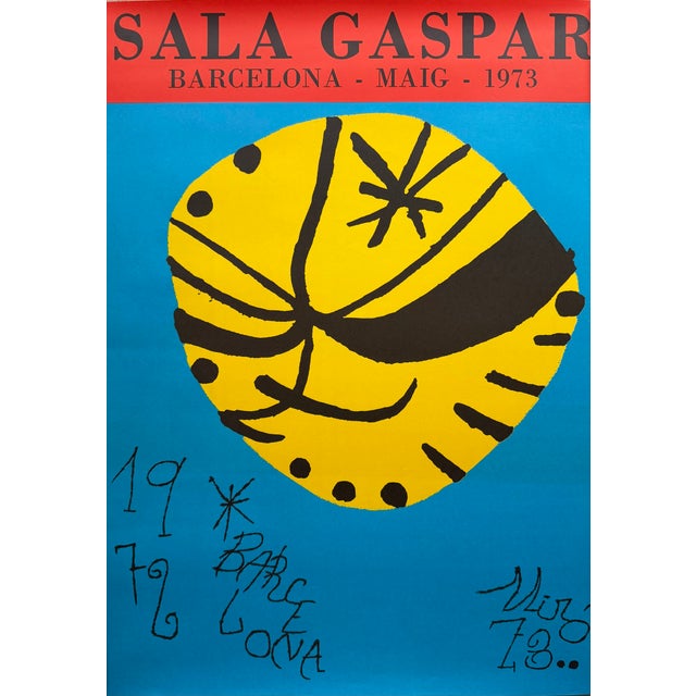 Joan Miró, Sala Gaspar, ​1973, Paper For Sale - Image 9 of 9