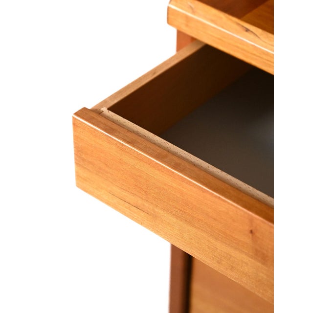 Wood Scandinavian Oak Bookcase, 1960s For Sale - Image 7 of 11