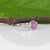 Pink Sapphire Ring With Earth-Mined Diamond Accents: Solid 14k Gold, Size 6.75 For Sale In Columbus - Image 6 of 9