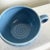 Late 20th Century Signed Spun Pottery Blue Glazed Tea/Coffe Cups/Bowls - a Pair For Sale - Image 5 of 8