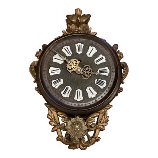 New Haven Clock Company Antique Chatelaine Model Hanging Wall Clock For Sale
