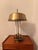 Vintage 3-Light Metal Table Lamp With Original Shade — Mid-Century Hollywood Regency Lighting, 24" For Sale - Image 4 of 8