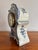 Delft 1890s French Rococo Delft Mantle Clock For Sale - Image 4 of 16
