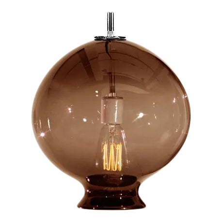 Juno Pendant Light from the Versuvius Collection in Tea For Sale