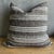 Vintage Rug Pillow Cover With Stripes For Sale - Image 4 of 9
