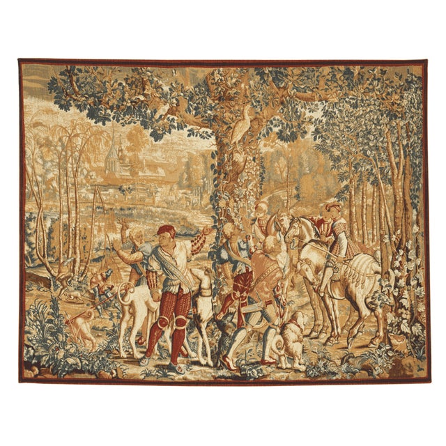 This beautiful tapestry is Silkscreened (also known as serigraphed) onto an irregularly woven fabric made from wool,...