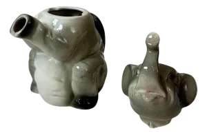 Porcelain Elephant Teapot, 1950s
