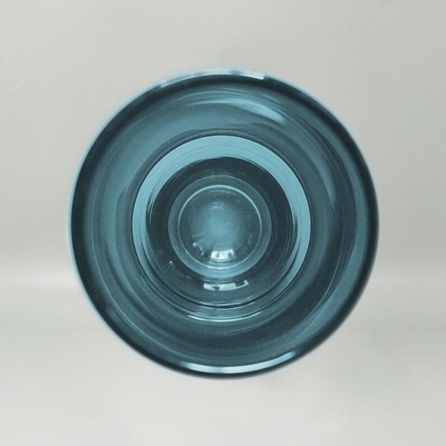 Light Blue Vase #1376 by Tamara Aladin Vase for Riihimaki/Riihimaen Lasi Oy, 1970s For Sale - Image 6 of 7