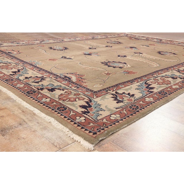Textile Late 20th Century Vintage Persian Mahal Rug - 08'05 x 12'00 For Sale - Image 7 of 9