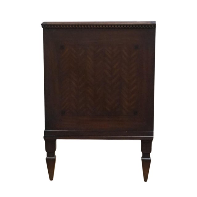 Councill Craftsmen Mahogany Traditional Duncan Phyfe Style 48" Low Chest of Drawers For Sale - Image 10 of 13