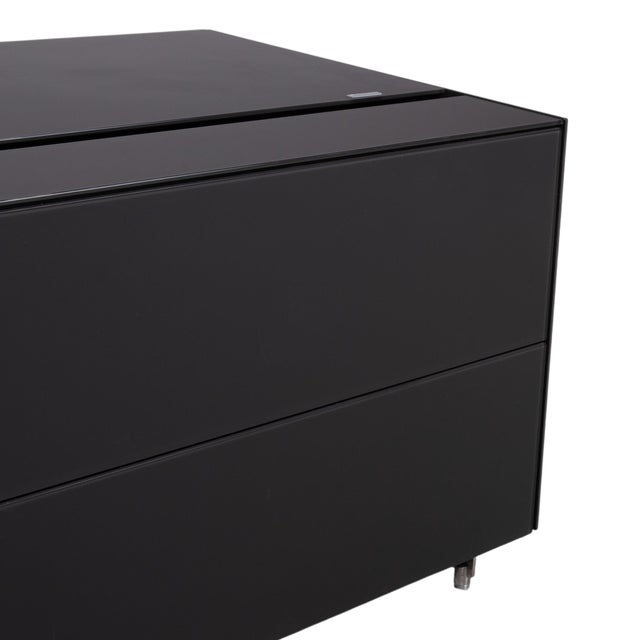 Spectral Glass and Wood Sideboard For Sale - Image 5 of 13