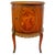 French Louis XVI Style Round Gueridon Commode Tables With Carrara Marble & Floral Marquetry - A Pair For Sale - Image 3 of 18
