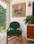 McGuire Vintage McGuire San Francisco Twisted Rattan Armchair in Emerald Green For Sale - Image 4 of 12