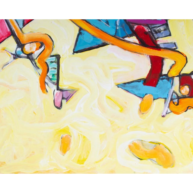 Contemporary Acrylic and Watercolor on Paper Painting by James L. Bruch For Sale - Image 3 of 9