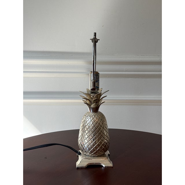 Vintage Petite Pineapple Lamps - A Pair For Sale - Image 9 of 16
