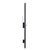 The clock features a sleek, faceless black marble rectangular frame, evoking a sense of modern sophistication. Flowing...