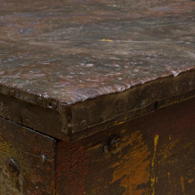 Early 20th C. Factory Rolling Worktable/Cart C.1930 For Sale In San Francisco - Image 6 of 10