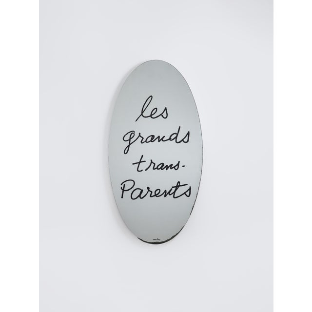 Transparent Les Grands Mirror by Man Ray for Simon Gavina, 1970s For Sale - Image 13 of 13