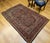 Persian Vintage Persian Kashan Rug, Hand-Knotted Wool, Floral Pattern, Navy & Blue, 5x7 For Sale - Image 3 of 17
