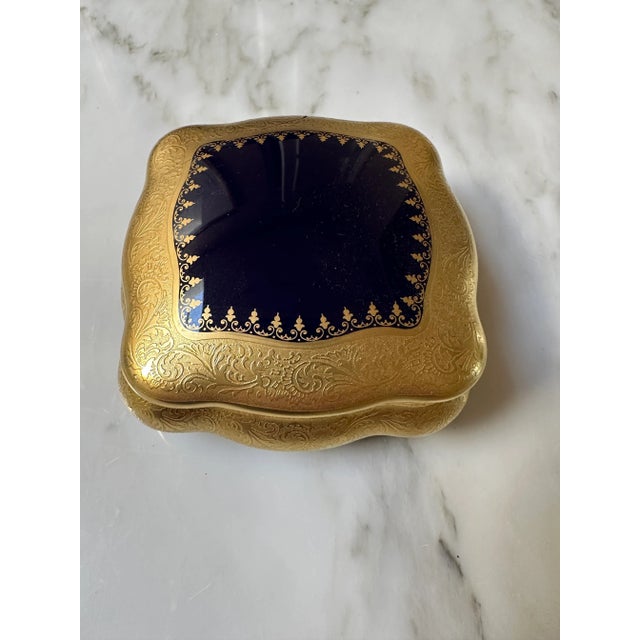 Vintage Limoges China Box For Sale - Image 4 of 9
