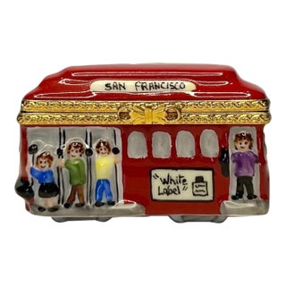 Marquise De Pompadour San Francisco Train Car Trinket Box For Sale