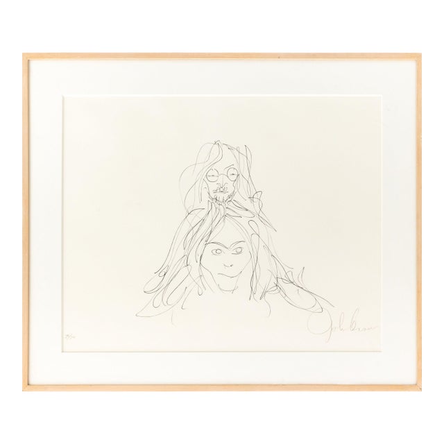 John Lennon "John and Yoko" Bag One Series Litho For Sale