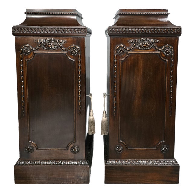 Regency Mahogany Side Cabinets, 1815, Set of 2 For Sale