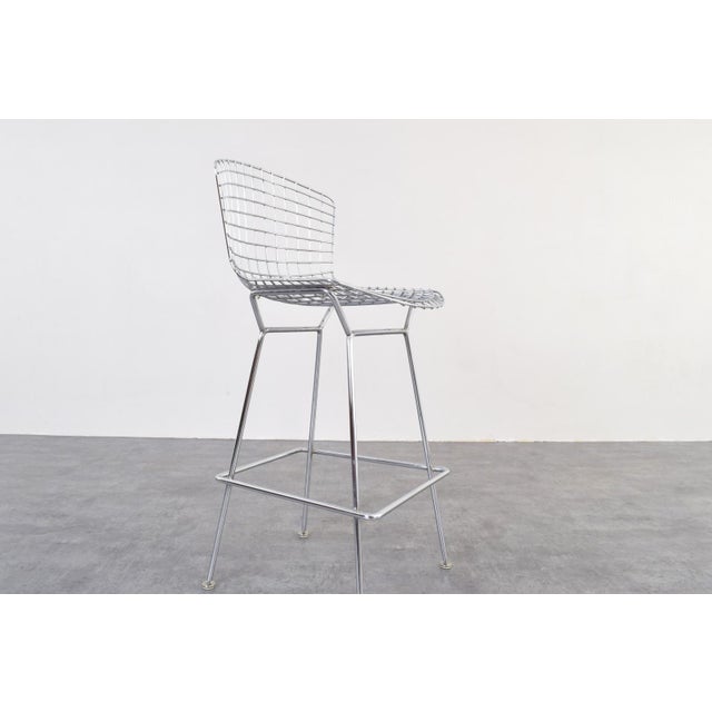 Vintage Bar Stools by Harry Bertoia for Knoll International, 1970s, Set of 2 For Sale - Image 11 of 16