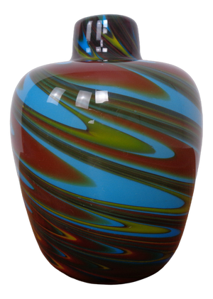 Murano Glass Vase, Italy, 1960s