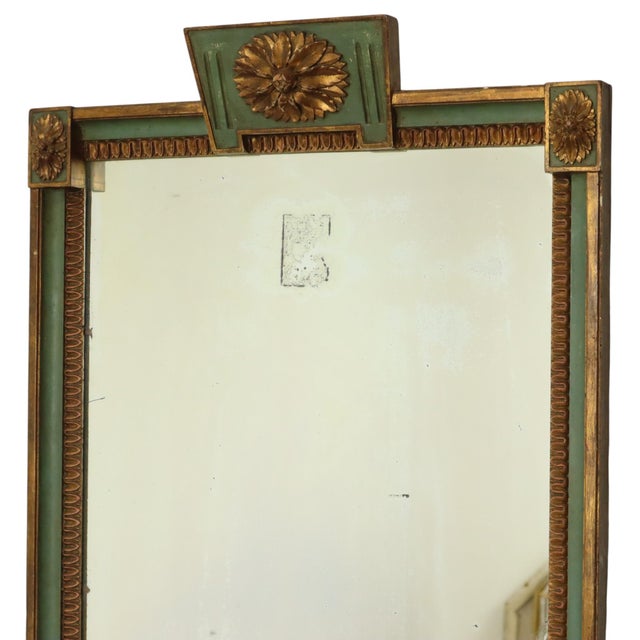 Baroque Large Gilt Wood Mirror, France, 1920 For Sale - Image 3 of 18
