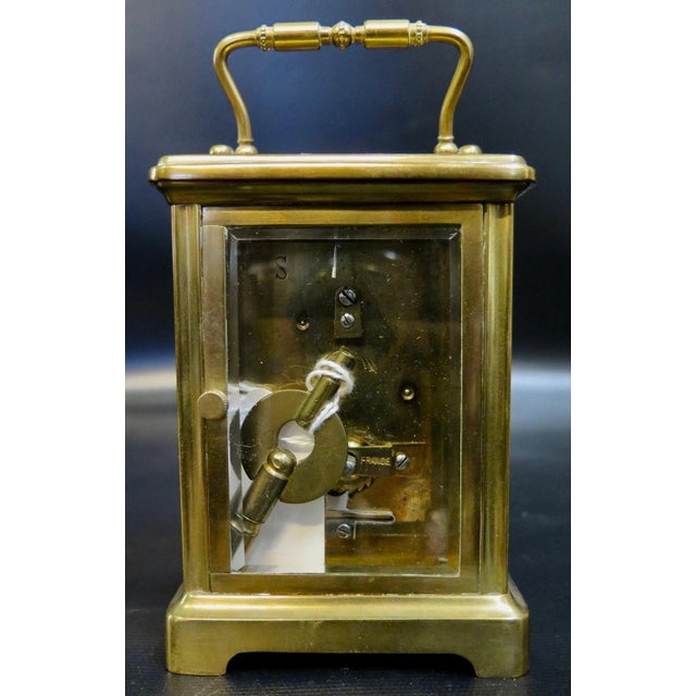 Vintage 19th Century French Carriage Clock For Sale - Image 4 of 7