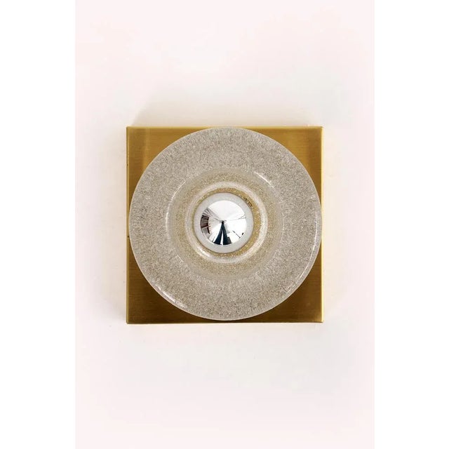 Peill & Putzler Cube Wall Lamp Ice Glass - Vintage Space Design Discover the charm of vintage lighting with the Peill &...