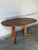 Vintage Danish Teak Round Extendable Dining Table – Mid-Century Modern Scandinavian Dining Table With Leaf For Sale - Image 10 of 11