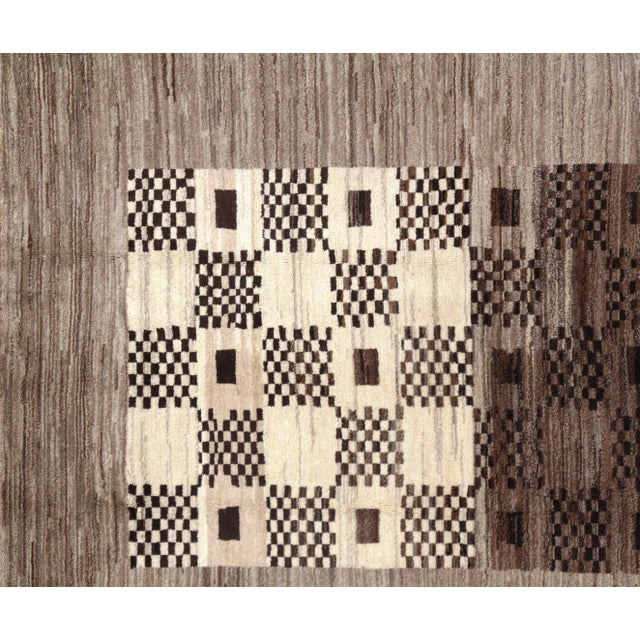 Persian Pasargad N Y Genuine Persian Gabbeh Rug - 4′11″ × 6′6" For Sale - Image 3 of 4