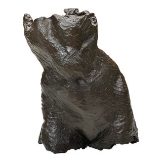 Patrick McKearnan Signed Cold Cast Bronze Female Torso Sculpture 7.5” Modern Figure For Sale
