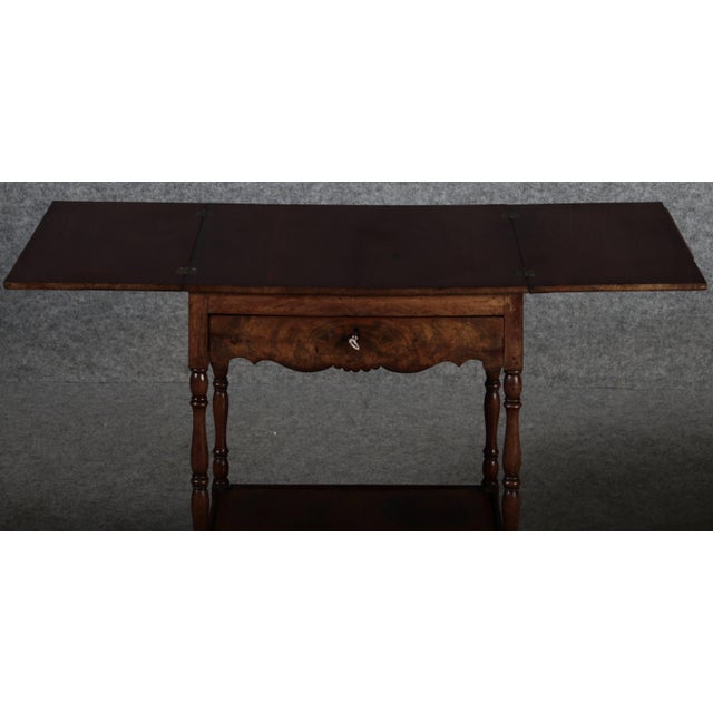 Brown Antique Victorian Side Table in Mahogany, 1850 For Sale - Image 8 of 18