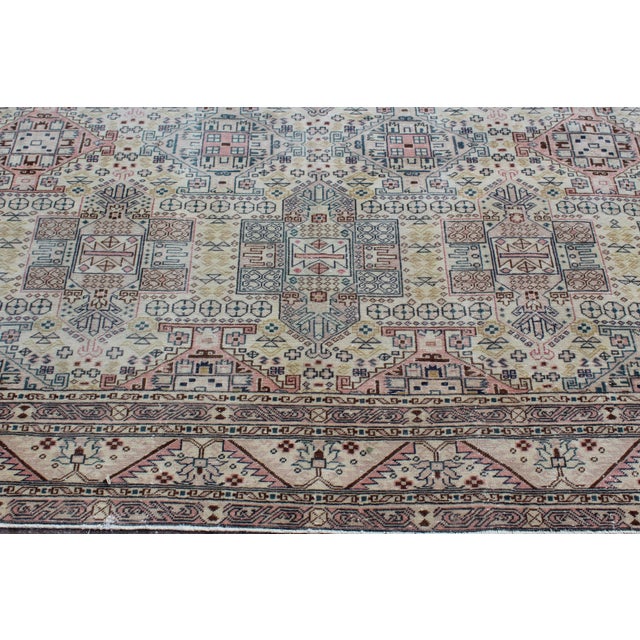 High Quality Vintage Turkish Anatolian Area Rug - 101.5"x145" For Sale In Raleigh - Image 6 of 13