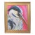 Bold Nautical Great Blue Heron Painting Including the Antiqued Gold Wood Frame For Sale