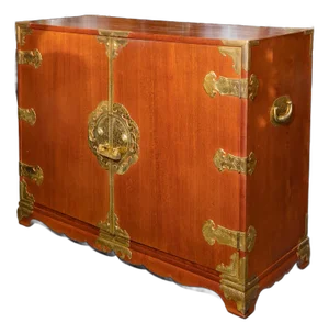 Korean Elmwood Cabinet