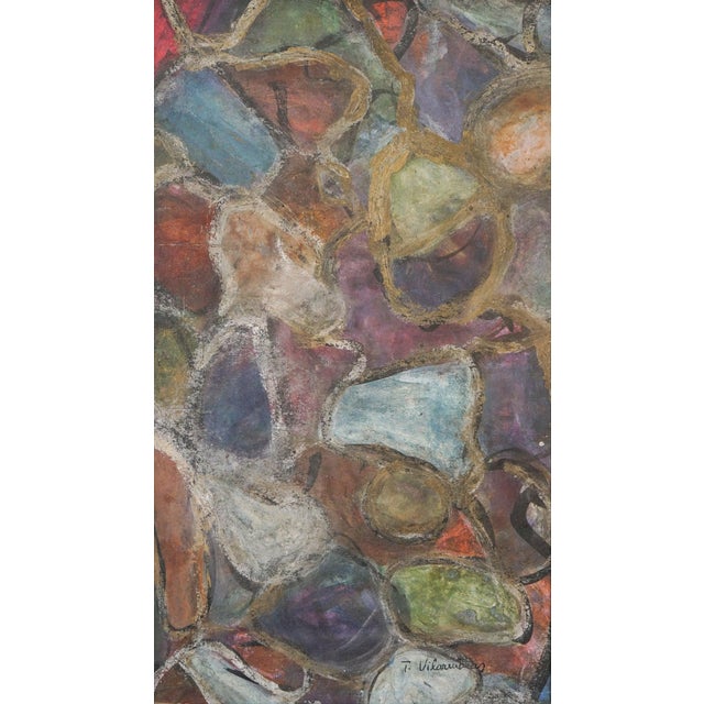 Maria Teresa Vilarrubias, Abstract Composition, 2010, Mixed Media on Paper For Sale - Image 10 of 10