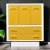 Broyhill Space Age Broyhill Chapter One Yellow and White Gentlemen's Chest Dresser For Sale - Image 4 of 15