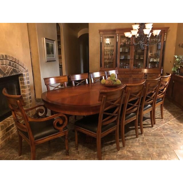 Italian Empire Dining Room Table 12 Chairs Chairish