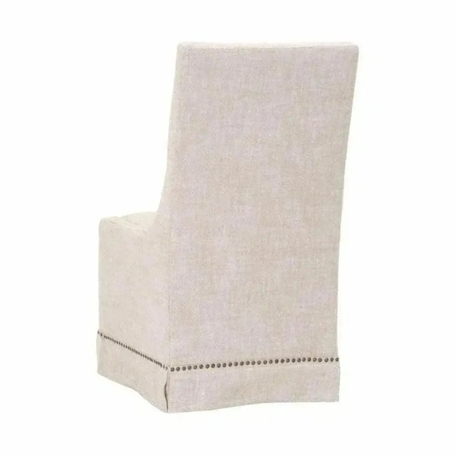 Colleen Bisque French Linen Dining Chair Set of 2 by Essential for Living For Sale In Washington DC - Image 6 of 7