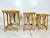 Vintage Wicker Rattan Nesting Side Tables- Set of 3 For Sale - Image 9 of 12