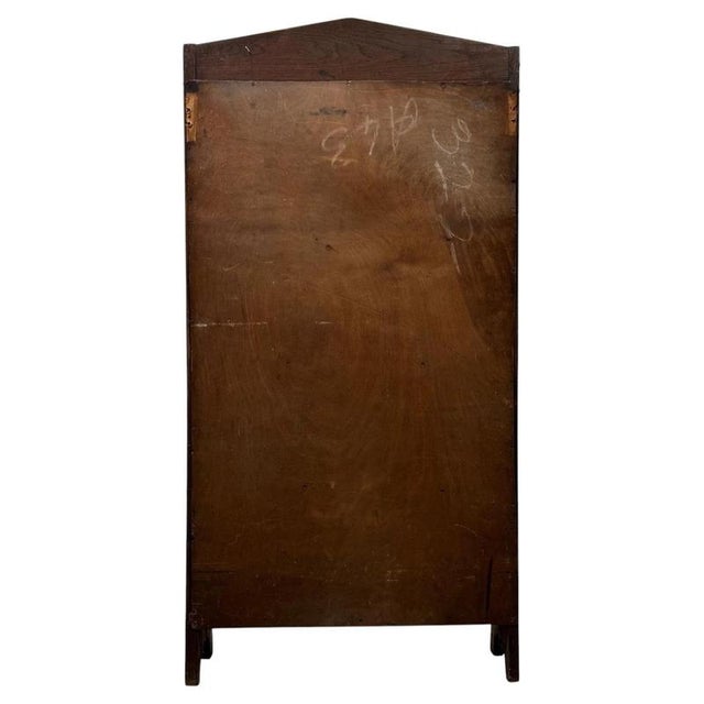 Brown Antique Early 20th Century English Edwardian Oak Open Bookcase, 1890s For Sale - Image 8 of 11